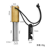 PISAU Ferrocerium Magnesium Bar Ferro Rod Flint Fire Starter Waterproof Camping