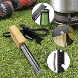 PISAU Ferrocerium Magnesium Bar Ferro Rod Flint Fire Starter Waterproof Camping