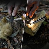 PISAU Ferrocerium Magnesium Bar Ferro Rod Flint Fire Starter Waterproof Camping