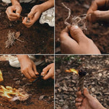 PISAU Ferrocerium Magnesium Bar Ferro Rod Flint Fire Starter Waterproof Camping