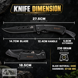 PISAU 3Cr13MoV Two-Hand Folding Outdoor Knife – 32.5cm