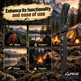 PISAU 3Cr13MoV Two-Hand Folding Outdoor Knife – 32.5cm