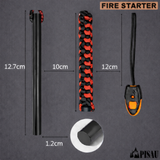 PISAU Large 12.7mm Ferrocerium Fire Starter Rod