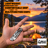 PISAU 3Cr13MoV Mini Manual Folding Keyring Knife – 6cm Blade