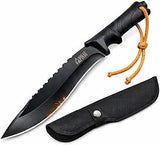 Fixed Blade Outdoor Knife with Sheath – 26cm Camping Knife for Hiking, Fishing & Outdoor Use