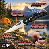 PISAU 3Cr13MoV Mini Manual Folding Keyring Knife – 6cm Blade