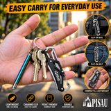 PISAU 3Cr13MoV Mini Manual Folding Keyring Knife – 6cm Blade