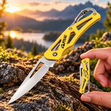 PISAU 3Cr13MoV Mini Manual Folding Keyring Knife – 6cm Blade
