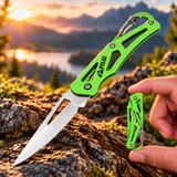 PISAU 3Cr13MoV Mini Manual Folding Keyring Knife – 6cm Blade