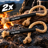 PISAU Wax-Infused Hemp Tinder Fire Starter Cord – 35cm