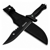 Fixed knife Survival Blade with Carry Case Camping Fishing Hiking Pig Hunting