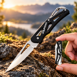 PISAU 3Cr13MoV Mini Manual Folding Keyring Knife – 6cm Blade