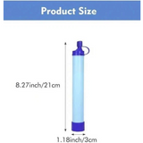 PISAU Portable Water Filter Straw Purifier Emergency  Survival Outdoor Camping