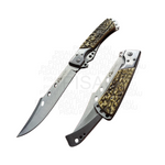 Outdoor Survival Straight Knife Hunting Hiking Pocket Tool Blade Camping folding