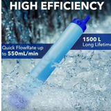 PISAU Portable Water Filter Straw Purifier Emergency  Survival Outdoor Camping