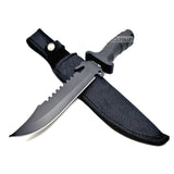 PISAU Pig Sticker Tactical Razor Bowie Hunting Knife Camping Military W/ Sheath