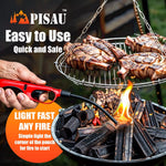 50 PCS PISAU Fireplace Grill Wood Firestarter Pit BBQ for Camping Hiking Picnic