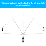 2x Titanium Toothpick