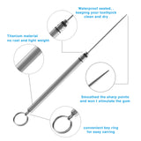2x Titanium Toothpick