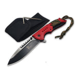 Pisau- Folding Knife with Paracord handle