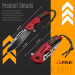 Pisau- Folding Knife with Paracord handle