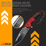 Pisau- Folding Knife with Paracord handle