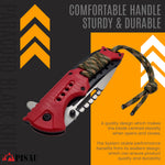 Pisau- Folding Knife with Paracord handle