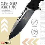 Pisau- Folding Knife with Paracord handle