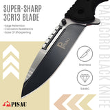Pisau- Folding Knife with Paracord handle