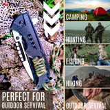Pisau- Folding Knife with Paracord handle