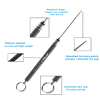 2x Titanium Toothpick